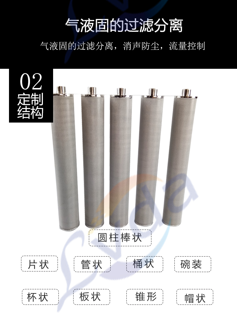 烧结网滤芯